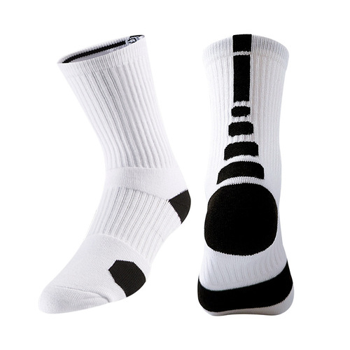 NBA professional elite sports socks basketball socks men's American actual training thickened towel bottom mid-length socks