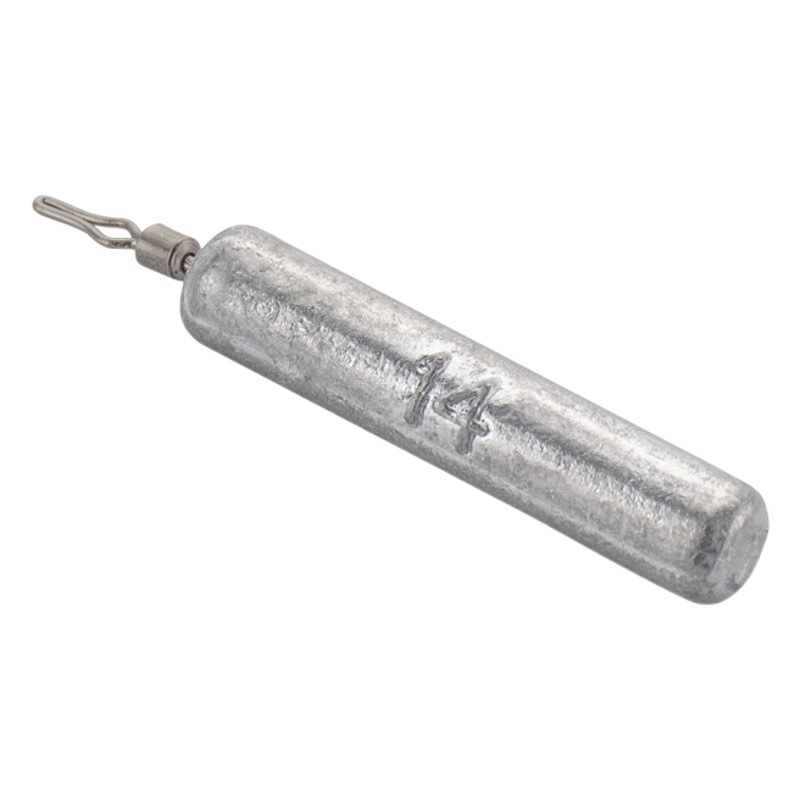 Cross-Border Wholesale Fishing Accessories Anti-Snag Bottom-Mounted Inverted Lead Sinker Round Cylindrical Inverted Fishing Lead for Texas Rig Fishing