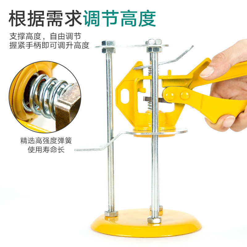 Dispositivo de techo de azulejo altura de elevación ajustable posicionamiento azulejo de la pared Etiqueta de azulejo herramienta almohadilla de altura auxiliar artefacto nivelación azulejo