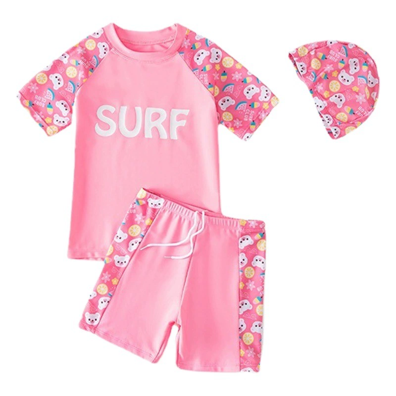 2025 новый детский купальник для мальчиков и девочек быстро сушить профессиональный купальный костюм для девочек купальный костюм оптом