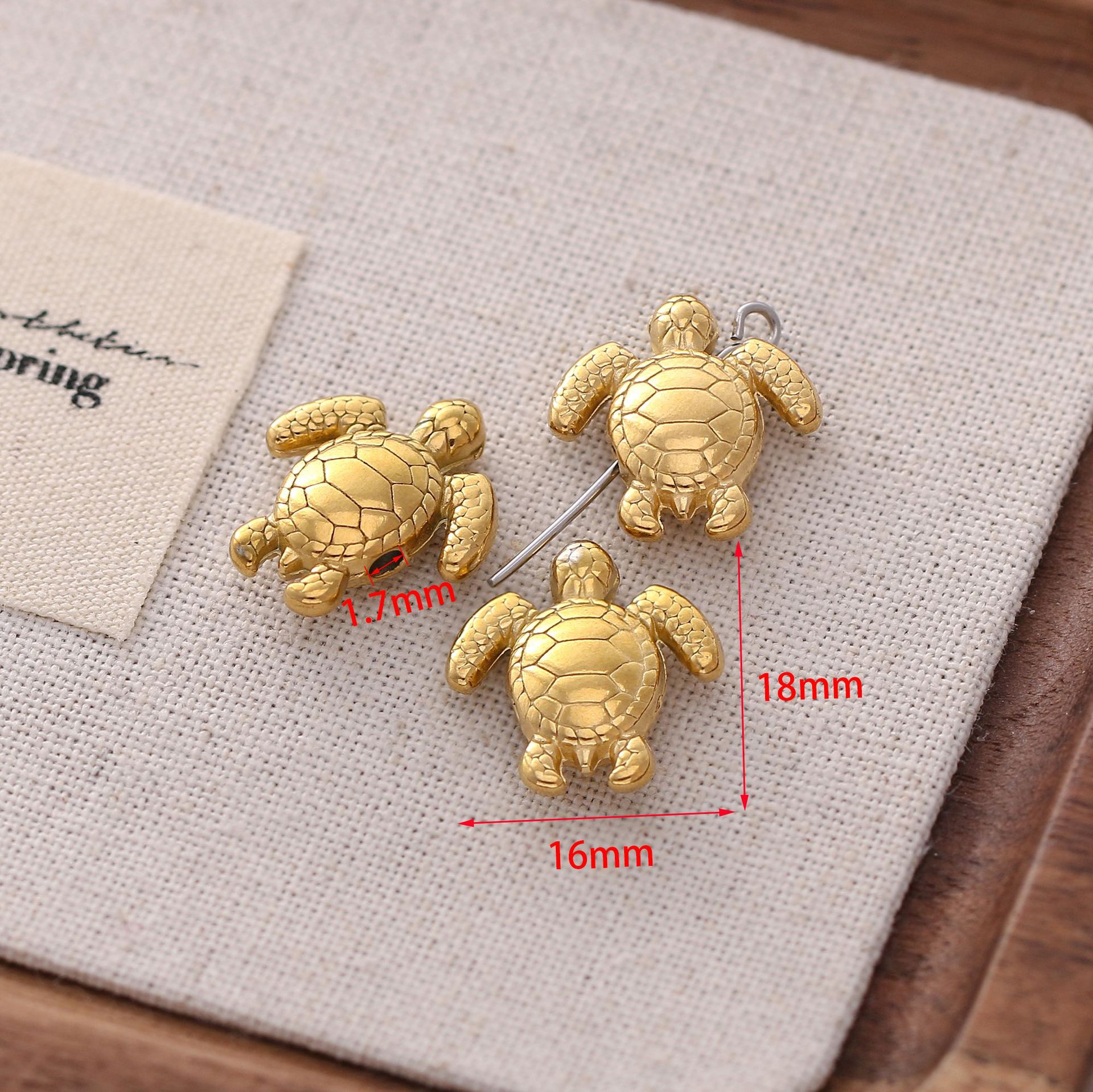 Pendant Jewelry Making Type DIY Ornament Accessories Classification 3 PCS/Package 304 Stainless Steel Tortoise Angel Life Tree DIY Ornament Accessories Pendant