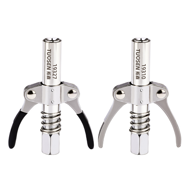 Tuosen Universal Oil Filling Tool Double Handle Oil Filling Nozzle Filling Manual Butter Gun Head High Pressure Oil Pouring Nozzle