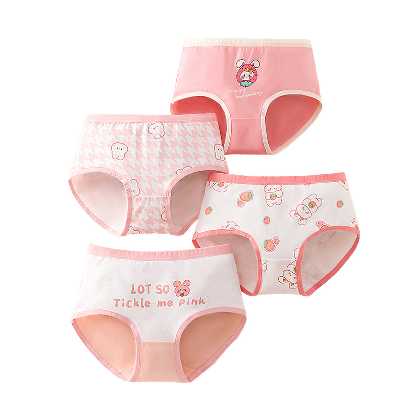 Pantalones infantiles niñas triángulo algodón clase A niñas grandes niñas pantalones infantiles niñas algodón bebés pantalones infantiles