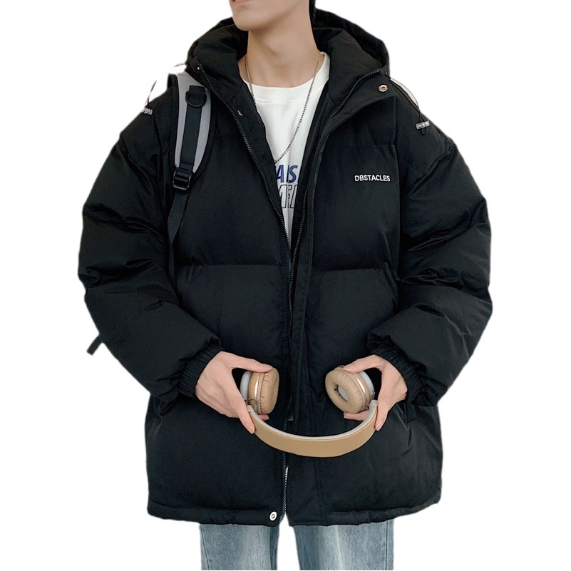 NASA Nombre conjunto de doble cara chaqueta acolchada de algodón para hombres Nueva chaqueta suelta de algodón chaqueta acolchada de algodón abrigo de marca de moda de invierno para hombres chaqueta acolchada de algodón