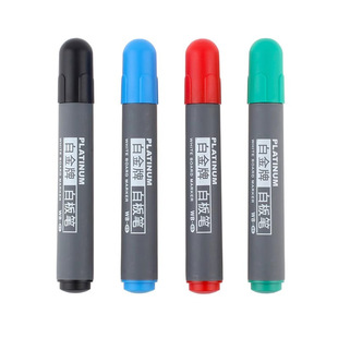 Platinum WB-45 whiteboard pen whiteboard erasable color black marker pen clean and easy to erase/leave no trace