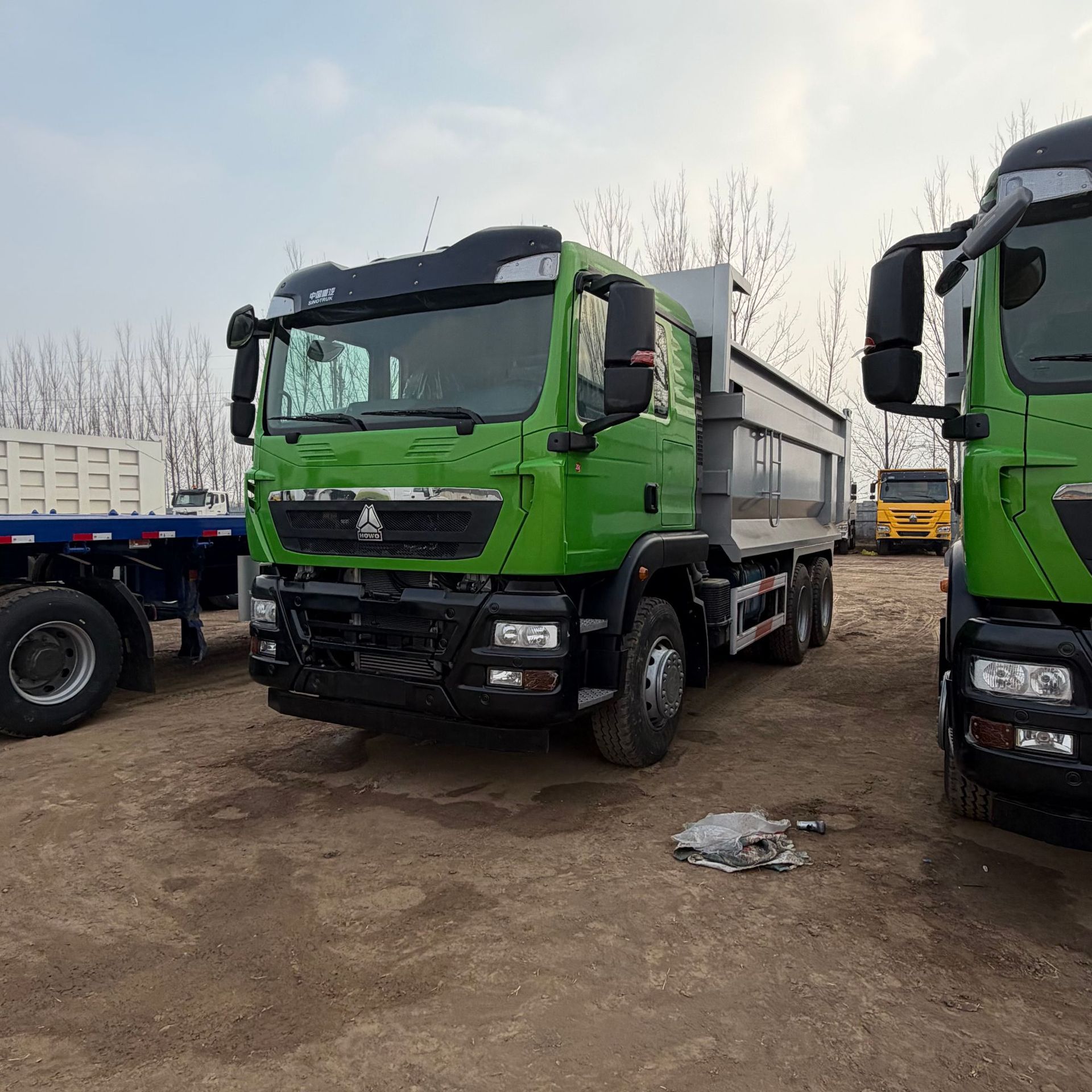 Howo 440 Horsepower Howo Shandeka Tx Rear Eight-Wheel 6X4 Engineering Dump Truck Construction Waste Rear-Dump Dump Truck