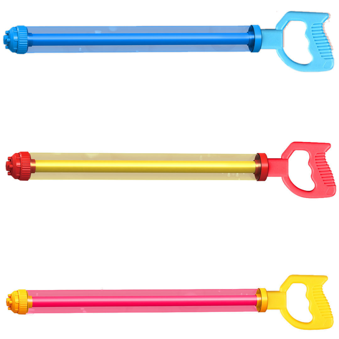 588 - 96A pistola de agua de bombeo de agua de 60 cm de cinco agujeros de dibujo juguetes para niños