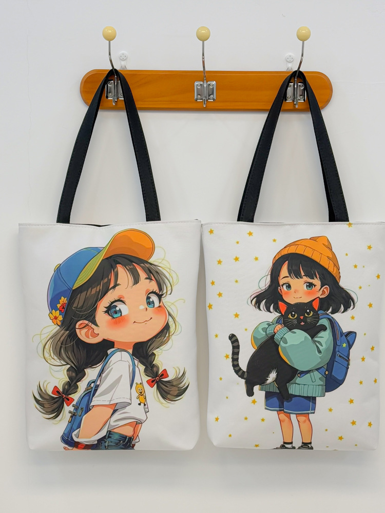 Cartoon shopping bag
