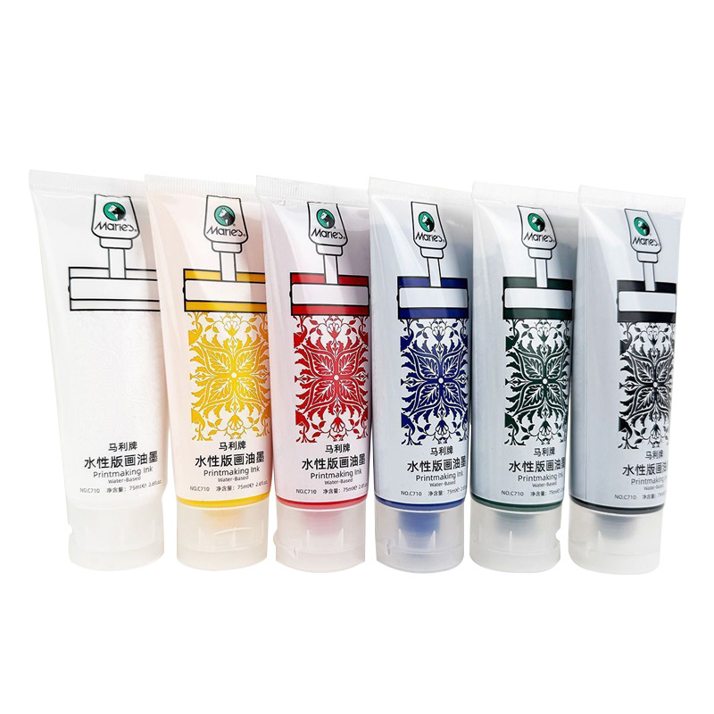 Mali water-based printmaking pigment ink printing pigment washable student printmaking water-soluble