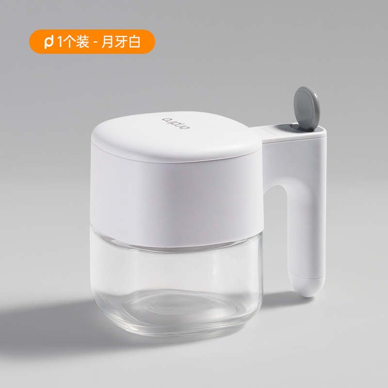 Ordpro caja de condimento autoabierta bandeja de condimento de almacenamiento de cocina doméstica tanque de sal tanque de condimento combinación de almacenamiento de botella de condimento