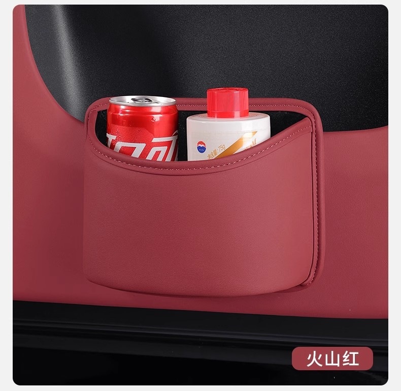 Car Trash Can, Door Storage Box, Car Interior Accessories, Foldable Seat Back Hanging Storage Bag, Storage Box