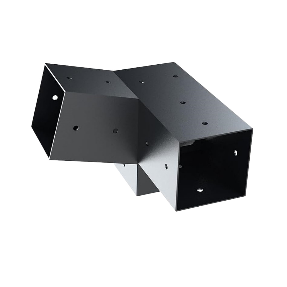 Kit de soporte de gazebo de techo inclinado de 15 °, soporte de extensión montado en la pared del techo para gazebos, cabañas