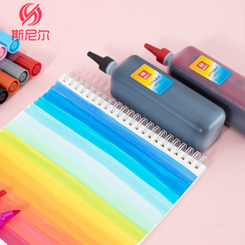 Snail Marker Ink Refill 200ML Multicolor Markers Color Filling Liquid Oil-based Universal