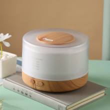 亚马逊热销家用500ml遥控超声波空气加湿器净化精油香薰扩散器