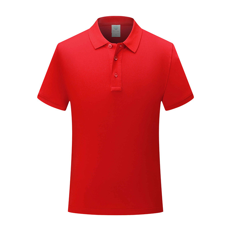 Nano algodón de alta gama de negocios casuales de color sólido camiseta de manga corta con solapa cultura masculina y femenina polo ropa de trabajo personalizada