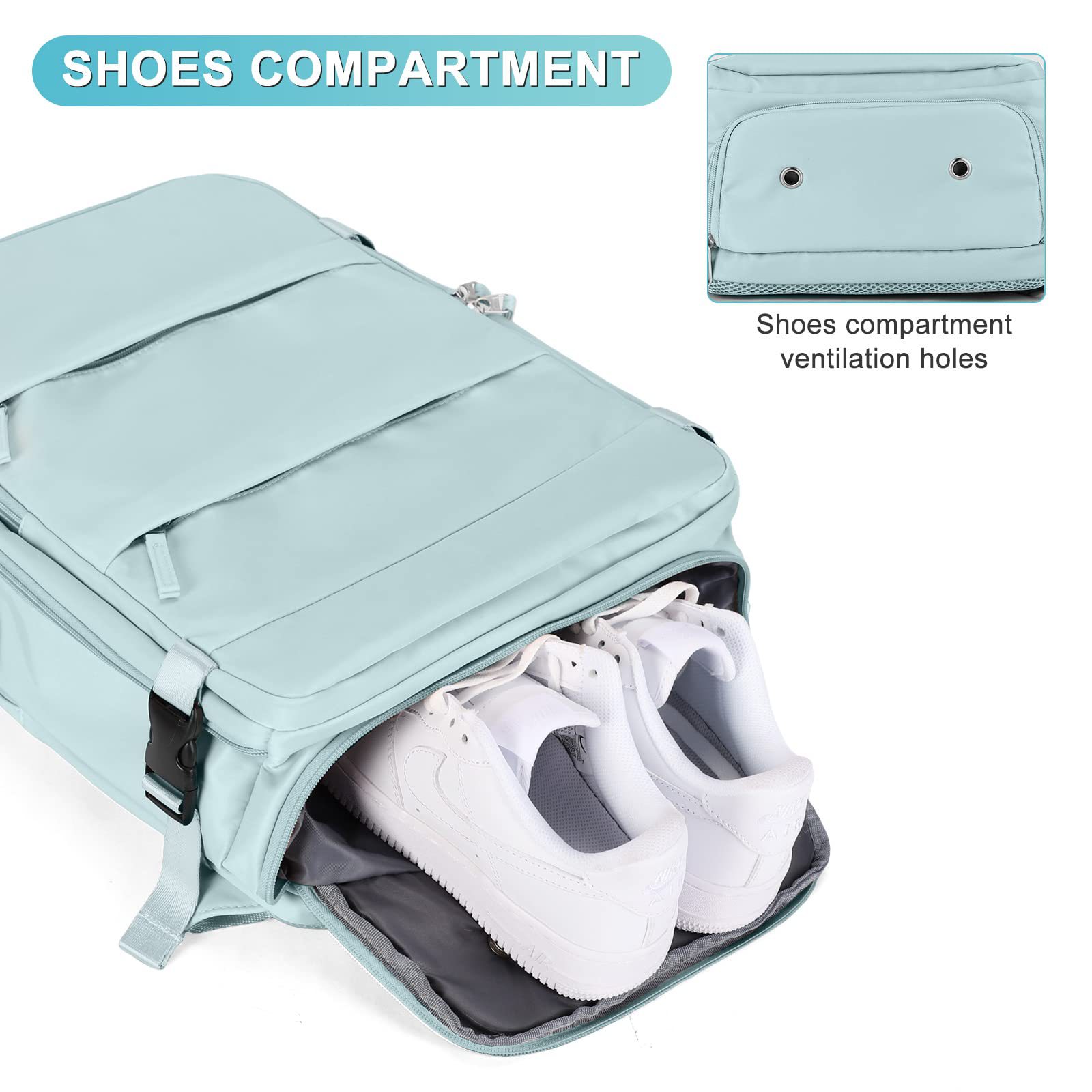 1875g Weight Nylon Lining Material Zipper Closure Type Double Shoulder Straps Strap Type Functional Backpack Bags Type Travel, Daily Occasion Nylon Material Women's Backpack Backpack Solid Color Pattern All Seasons Season Unisex Gender Streetwear Style Square Shape Solid Color Travel Daily Women's Backpack 81
