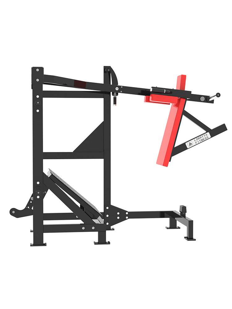 Equipo de Gimnasio Comercial Langming, Máquina de Sentadillas con Péndulo, Equipo Profesional para Entrenamiento de Piernas, Barra Completa para Sentadillas