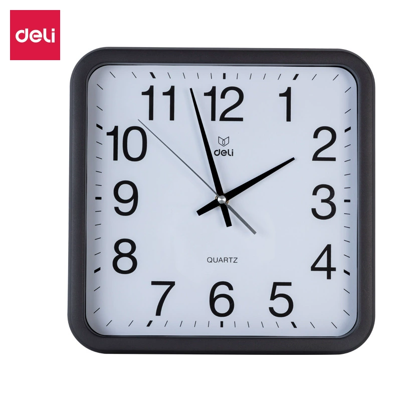 Deli 8832 Wall Clock (Black)