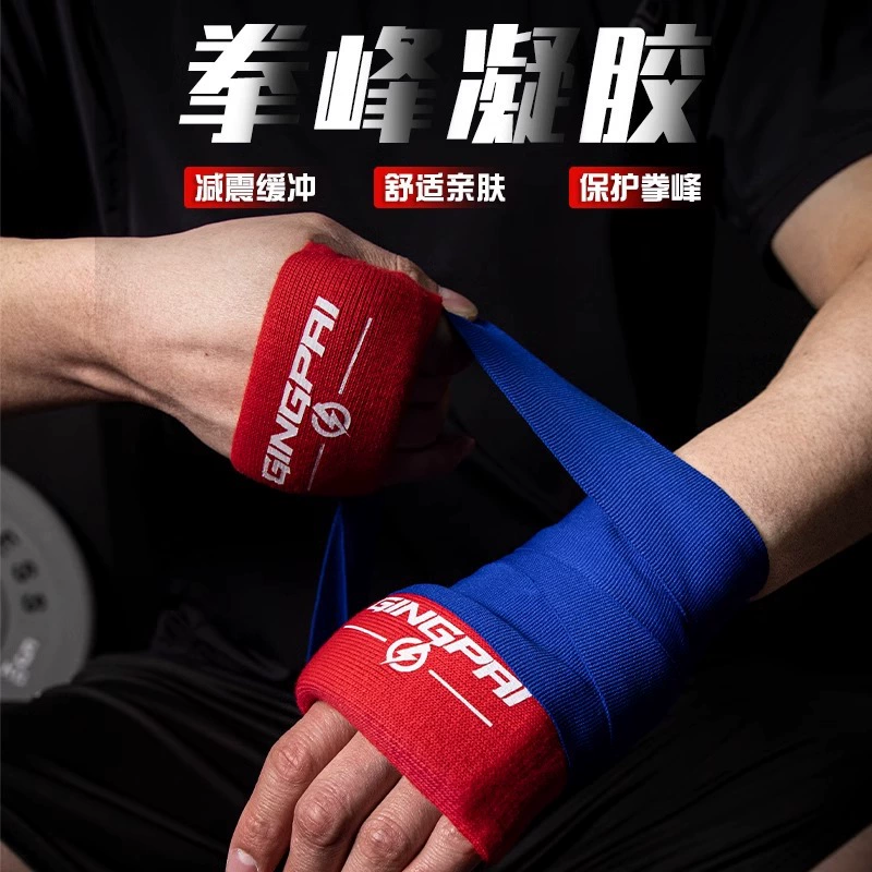 Гелевая подушечка Fist Peak, обернутая ремешком для рук с гелевой подушечкой для защиты суставов пальцев рук, щит для бокса Муай Тай Санда