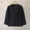 Black-W01 single-piece jacket