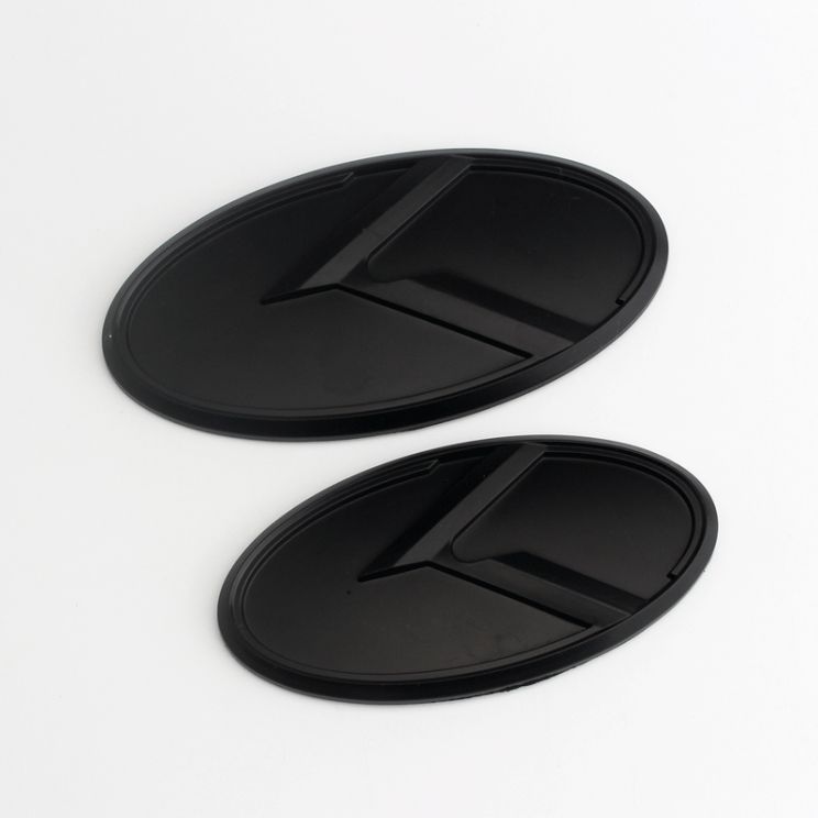 Suitable for Kia K5 modification with herringbone logo, front and rear K logo modification, car emblem, K grille emblem, and rear emblem