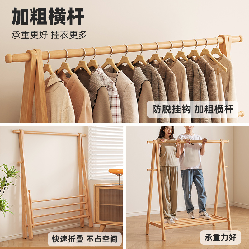 percha de sombrero percha de madera sólida percha de ropa doméstica percha de ropa percha de madera percha de ropa percha de ropa vertical simple