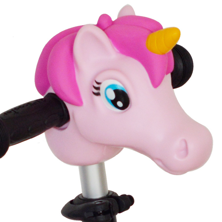 Suministro transfronterizo de accesorios de cochecito para niños scooter dibujos animados lindo cabeza de animal decoración bicicleta anticolisión casco