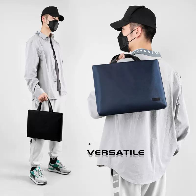 男士出差商务公文包跨境2024新款大容量笔记本电脑手提包手拎包