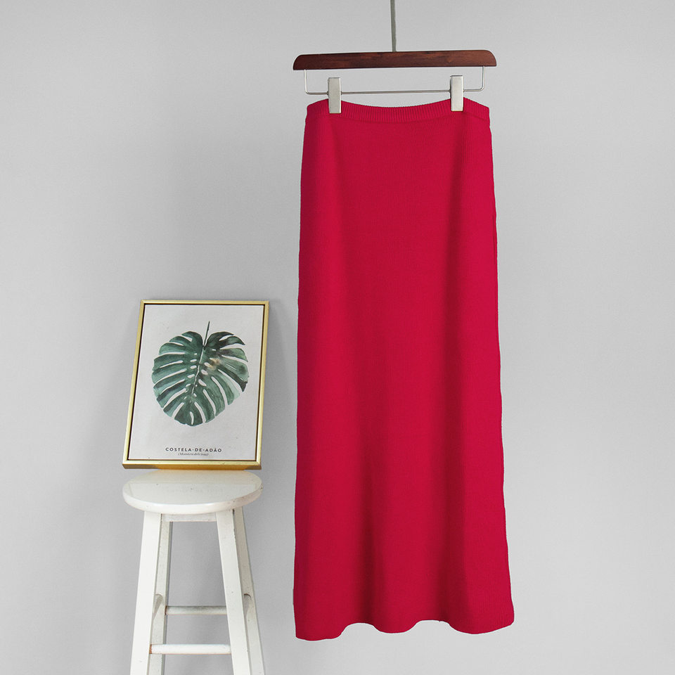 Bộ đầm áo len cổ cao dài tay phối chân váy dài dệt kim form rộng nữ — 50% Visco, 30% Polyester, 20% Nylon, Màu trắng be, Màu xanh lam, Màu xám chi tiết 30