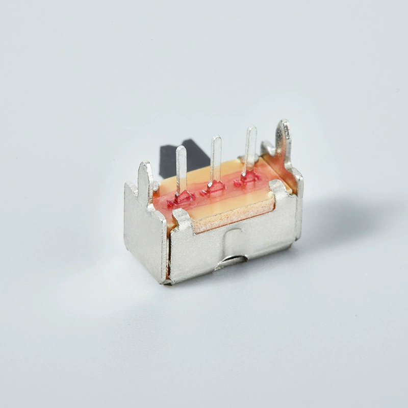 SK12D07 однорядный двухступенчатый трехконтактный горизонтальный Bluetooth-динамик Переключатель 1P2T тумблер ползунковый переключатель