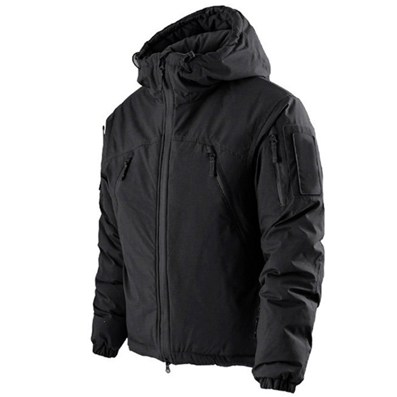 Military Enthusiast 2.0 Outdoor Winter American Heavy-Duty Tactical Cotton Jacket for Men, Warm Camouflage Winter Coat, Thickened Cold-Proof Clothing