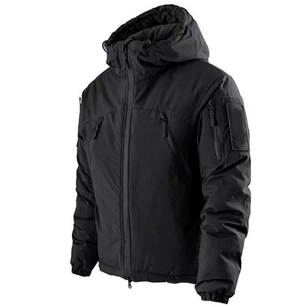 Military Enthusiast 2.0 Outdoor Winter American Heavy-Duty Tactical Cotton Jacket for Men, Warm Camouflage Winter Coat, Thickened Cold-Proof Clothing