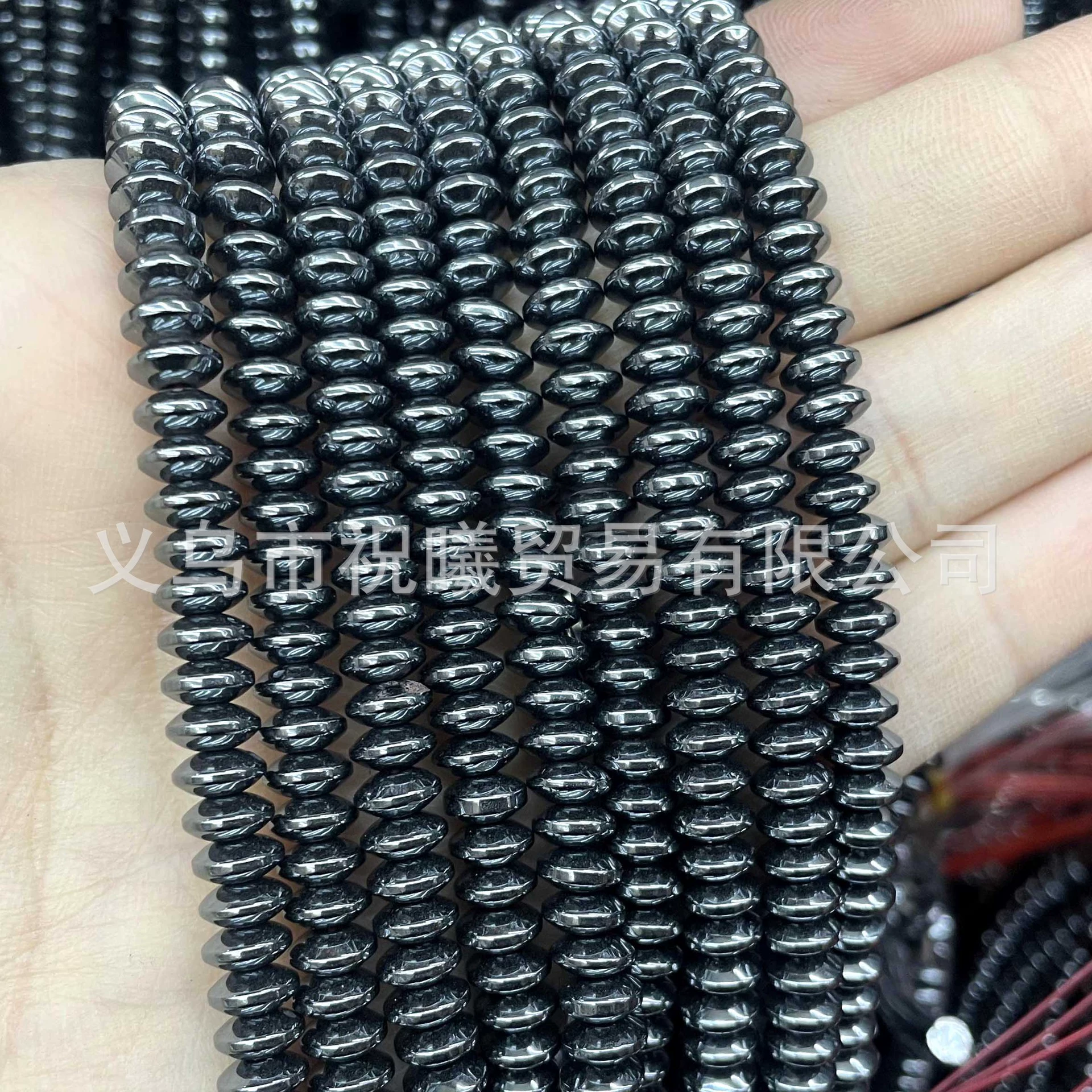 Natural ore jade, beads, accessories, bead bracelet, 3×6mm, geolocation function, wholesale