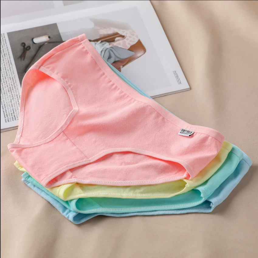 Женские дышащие трусы, хлопок или модал, бесшовные, размер L–XL, разнообразные цвета