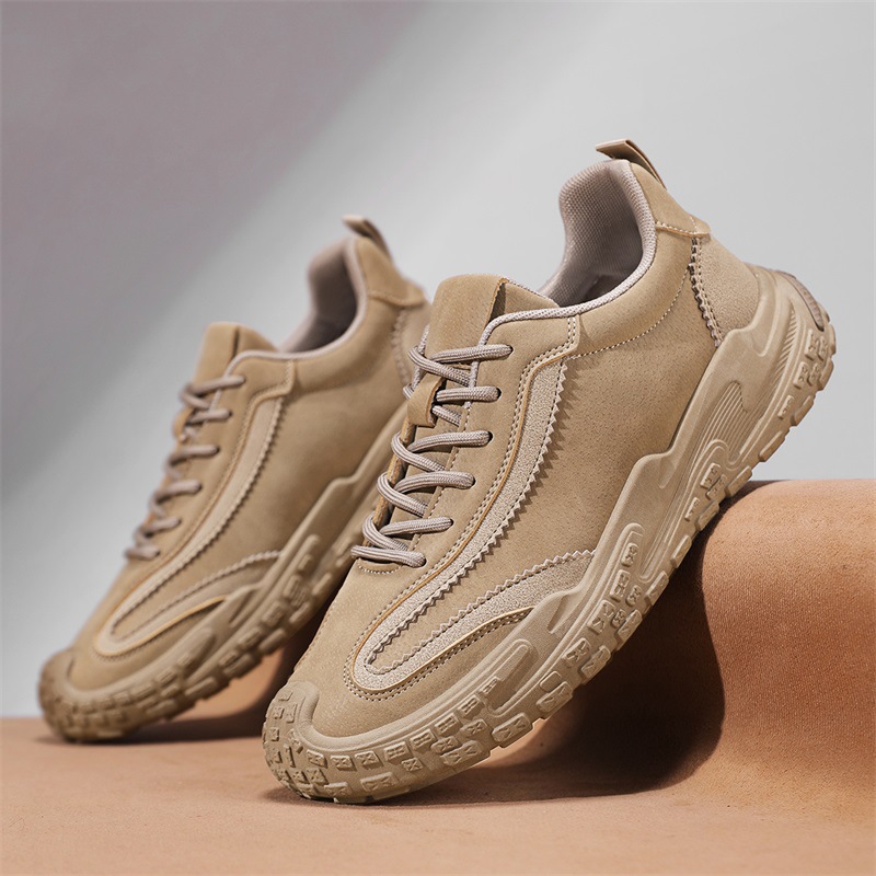 Zapatos de hombre zapatos de primavera 2025 nuevos zapatos de moda zapatos explosivos zapatos de cuero zapatos deportivos retro zapatos casuales para correr