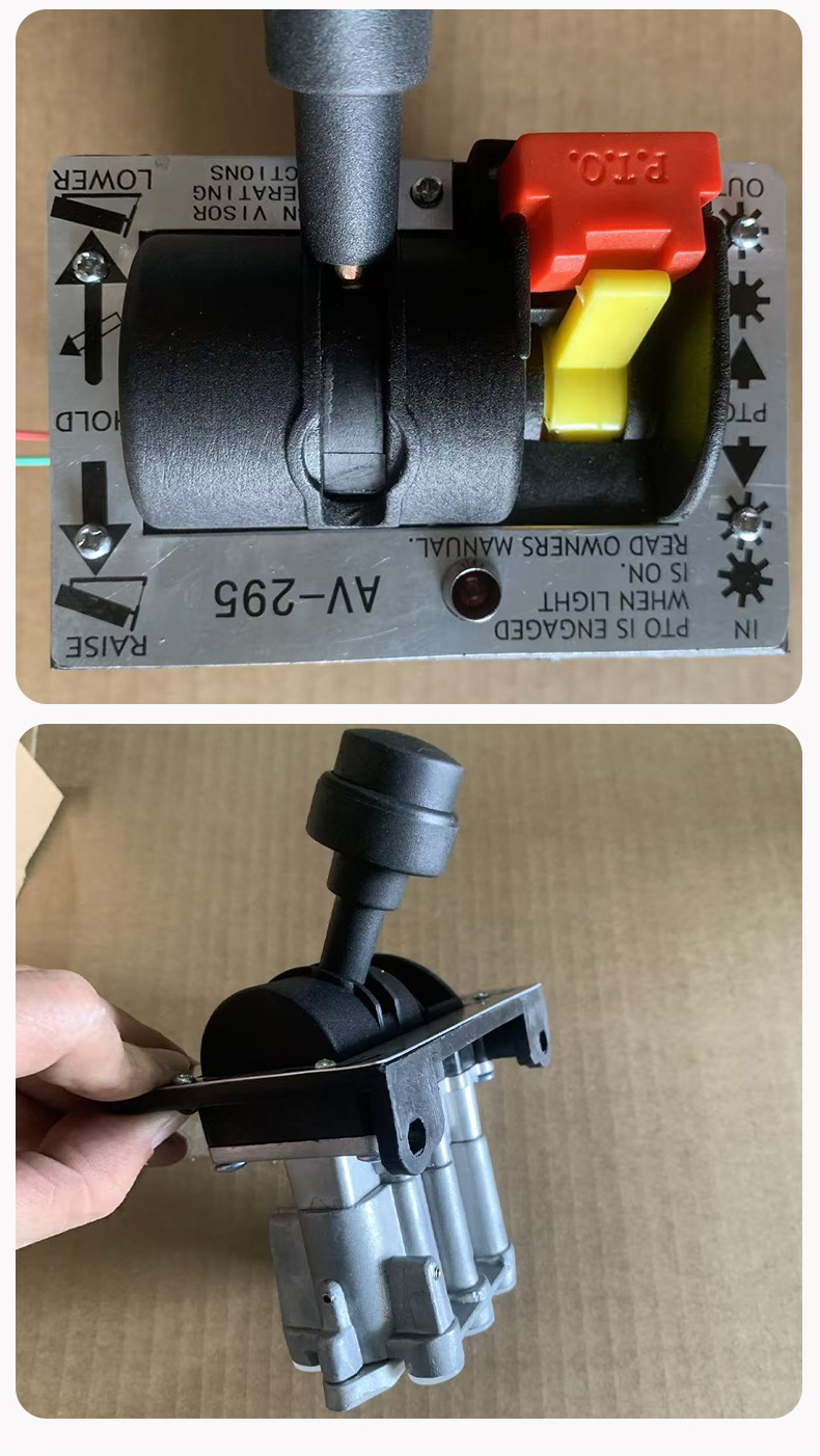 Av-295 329358X Lift Control Valve Hand-Operated Pto Switch Pneumatic Six-Hole Body Aluminum Seat New Cover