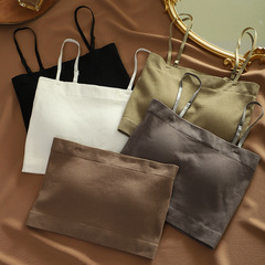 New all-in-one camisole, beautiful back tube top, can be worn outside, anti-exposure bottoming, versatile underwear, sports bra wrap for women