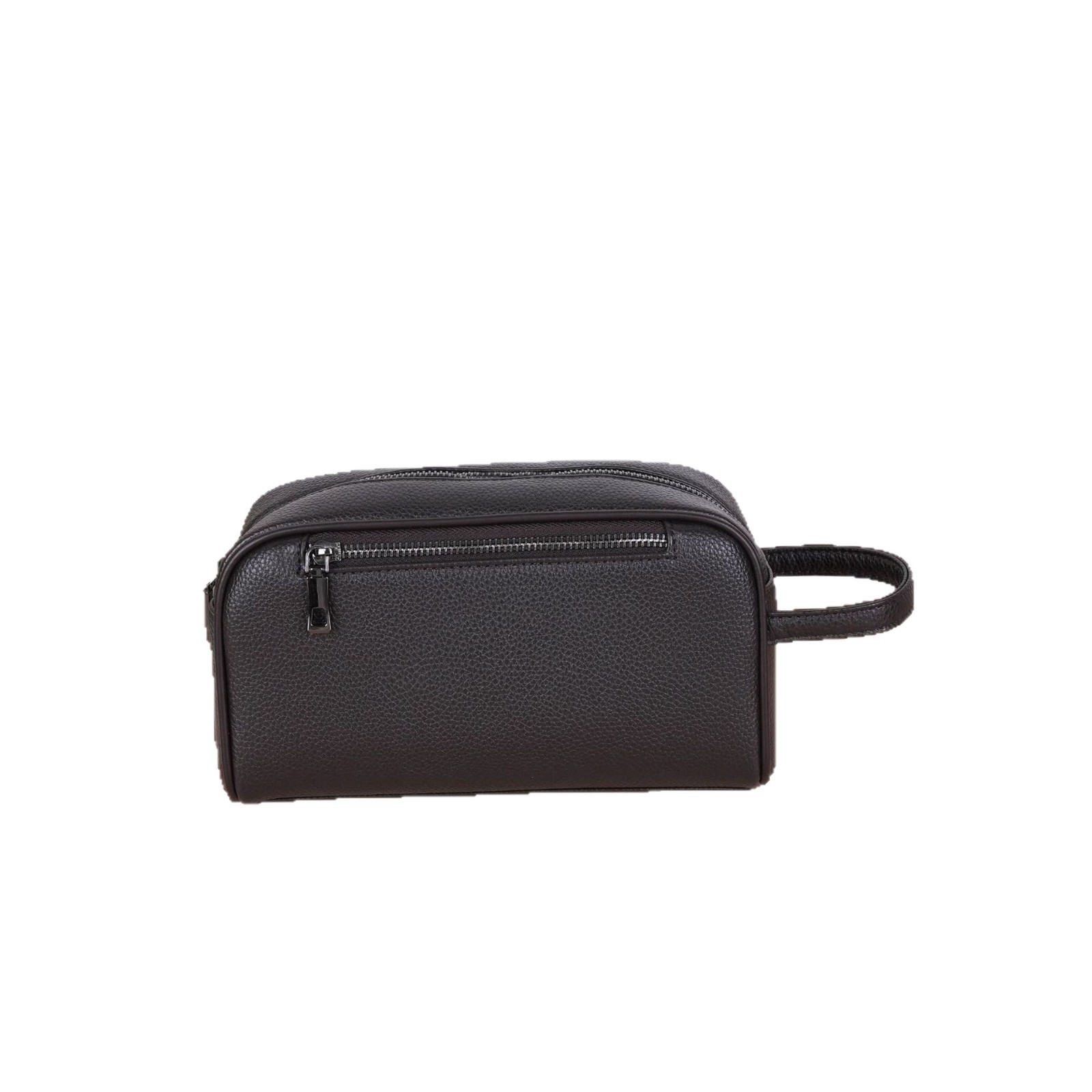 Men's Large Capacity Clutch Bag With Combination Lock Soft Leather Business Casual Style Multi Pocket Design Clutch & Wrist Bag_voghion.com