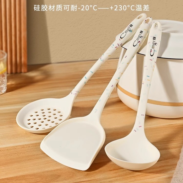 Cuchilla de cocina antiadherente cuchilla de cocina para utensilios de cocina domésticos resistente a altas temperaturas cuchilla de cocina de grado alimenticio
