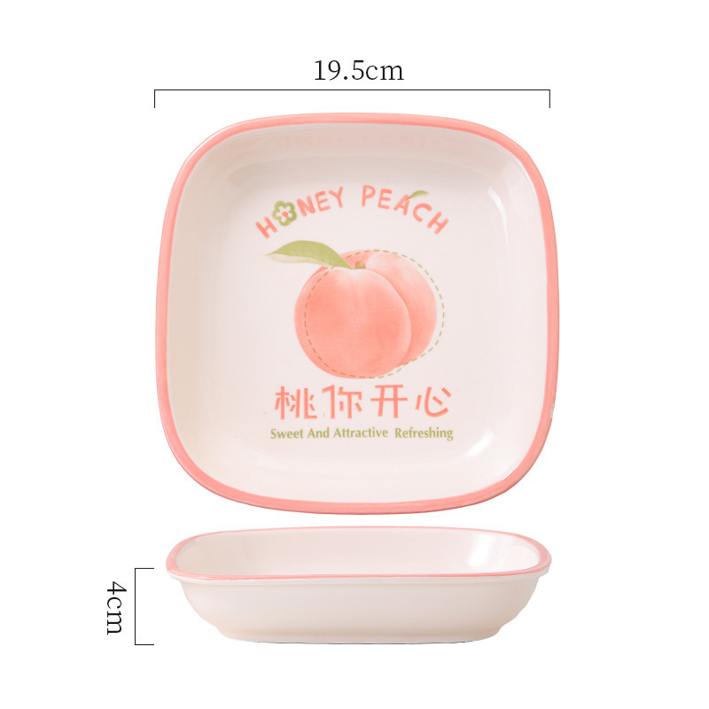 釉薬の下の陶磁器の碗の食器のセットの家庭用のご飯の碗の野菜の皿の果物のネットの赤いスープの碗の魚の皿はありません。|undefined