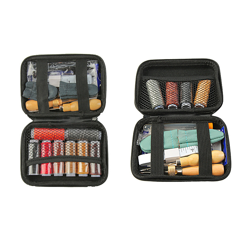 33 Unids mano costura traje de cuero herramientas de bricolaje herramientas de producción de cuero hecho a mano herramientas de costura herramientas de cuero traje