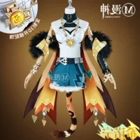 Костюм Manshen Xino Ning cos Genshin Nata, новый костюм для косплея персонажа, двумерный анимационный костюм на Хэллоуин