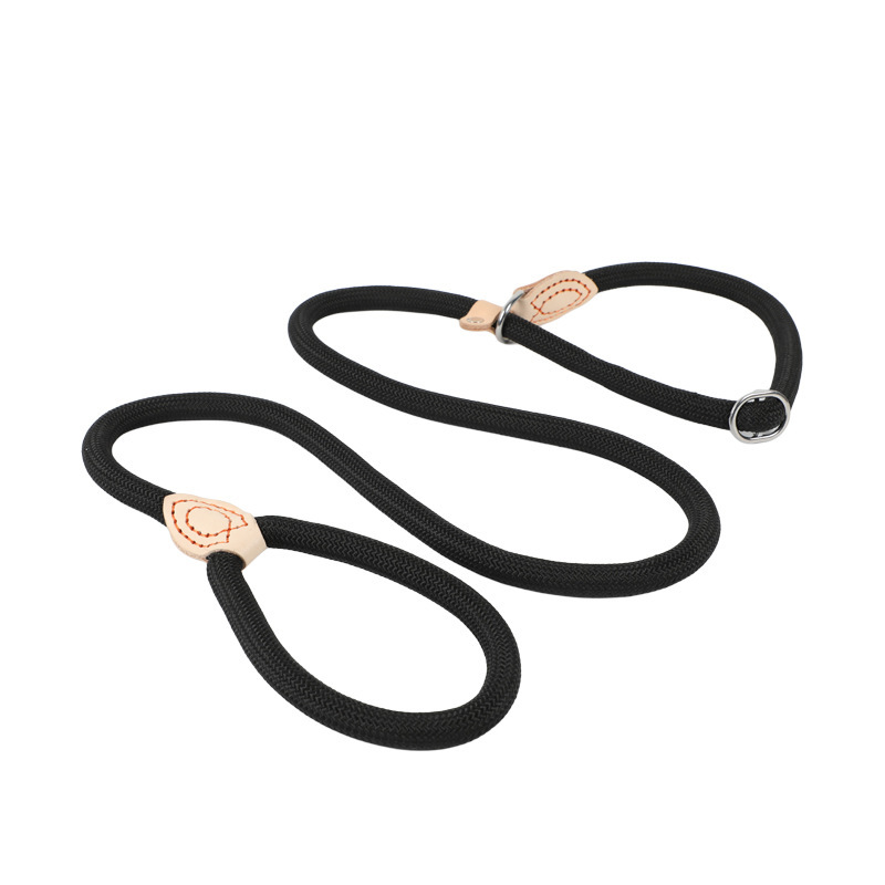 Guinzaglio semplice integrato antideflagrante anti-fuga con corda anti-pizzicamento per cani di grossa taglia con catena a P_voghion.com