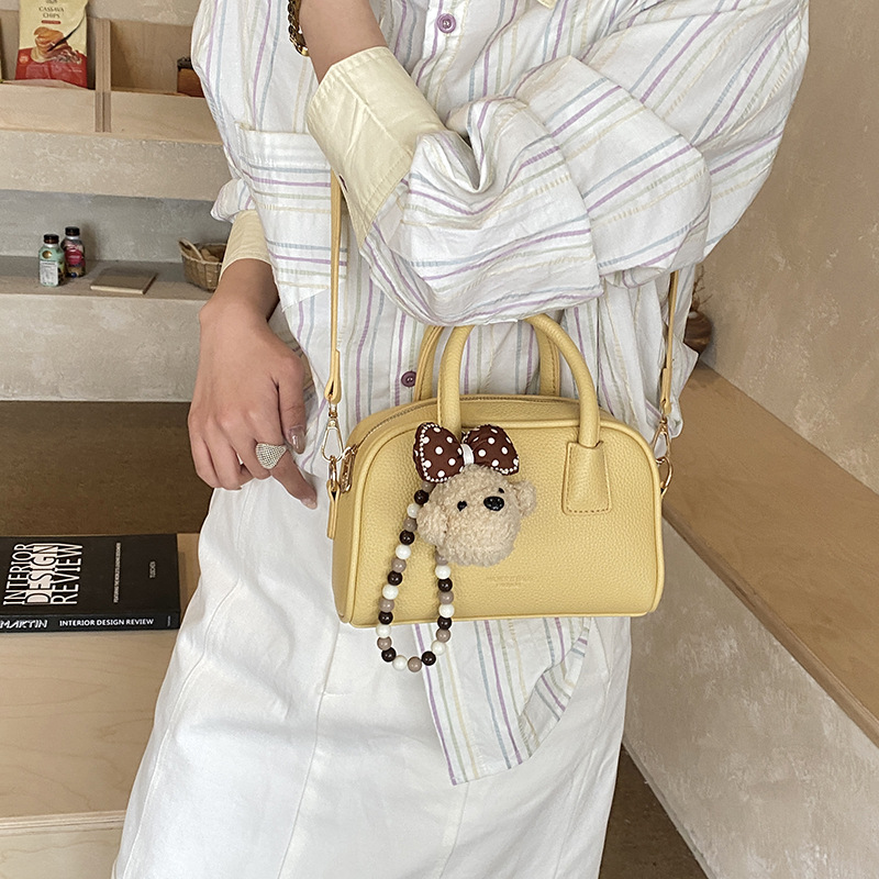 Niche Zhong bolso de almohada portátil para mujeres 2026 nuevo bolso de hombro bolso coreano bolso conchas de litchi