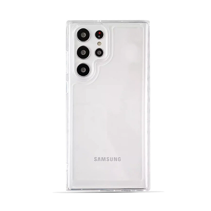 Samsung, (Опт.), S25, совместимый прозрачный акриловый чехол для телефона, S24, S26, защитный чехол, 2 в 1, защита при падениях