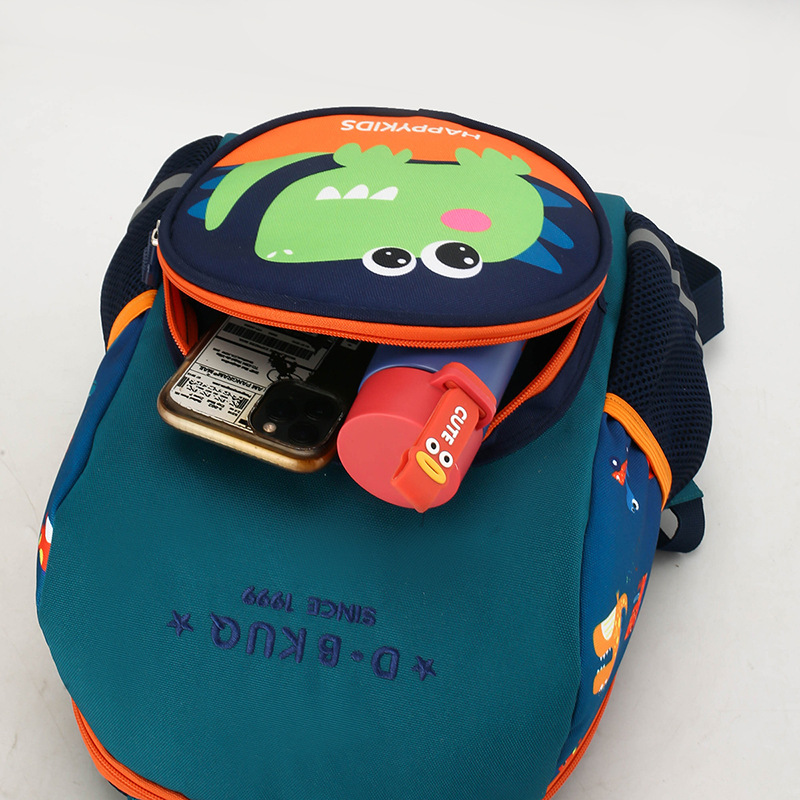 Mochila infantil de dibujos animados con dinosaurio, mochila pequeña para jardín de infantes o primaria al por mayor