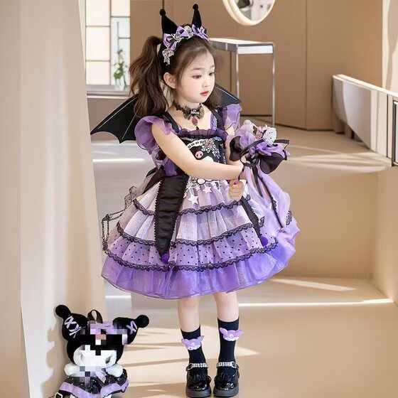 Girls' Summer dress Western-style Children's Sling Lolita Princess Dress Girls' Birthday suit Culomi Skirt
