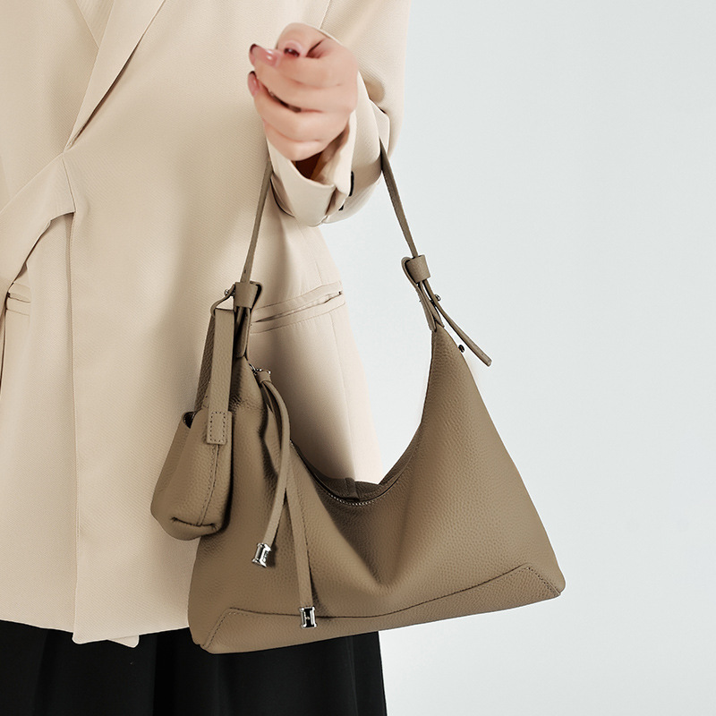 Fashionable Women's Half Moon Hobo Bag Crossbody Shoulder Bag_voghion.com