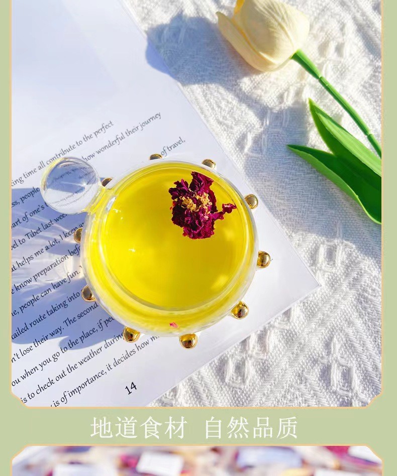 Kumquat Lemon Passion Fruit Tea 16 Fruit Blend Cold Brew Tea Bags 20g Summer Refreshing Drink in use