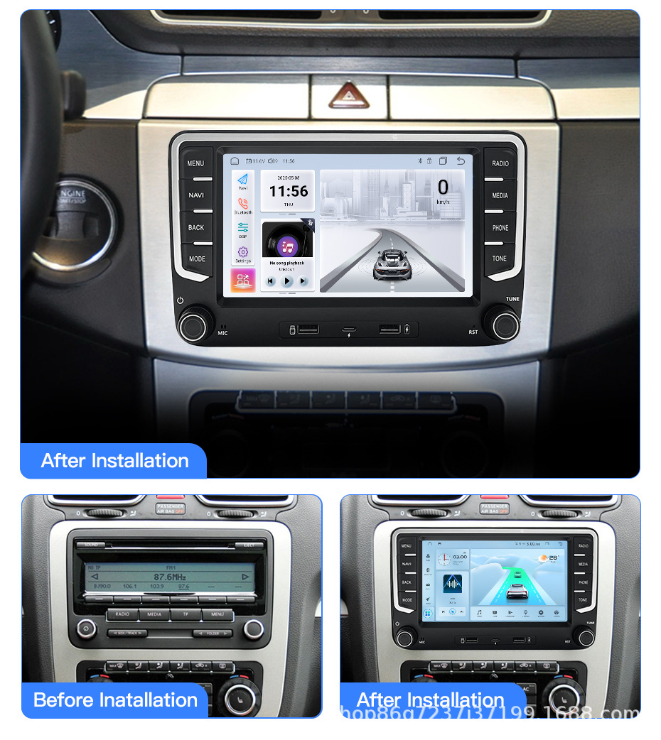 Suitable for Volkswagen Sharan Amarok 7inch Android Car Multimedia Player and Universal Car Navigation Device